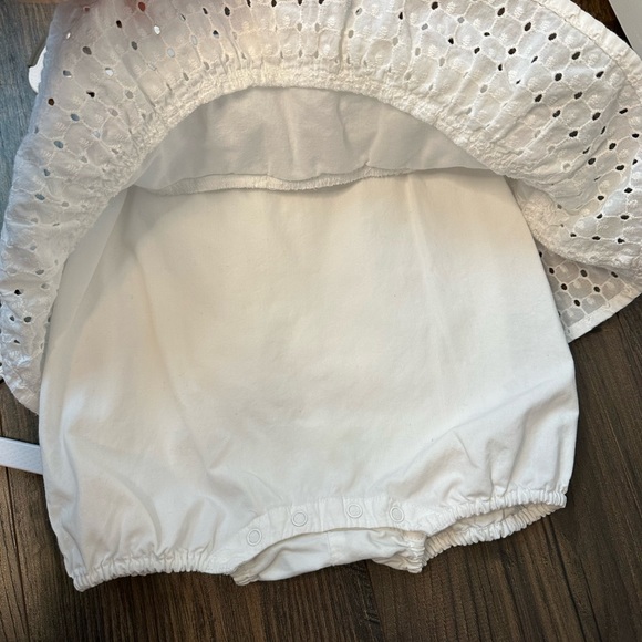 Janie and Jack Girls Tiered Ruffle One-Piece (Size 12-18 Months) - Picture 3 of 5